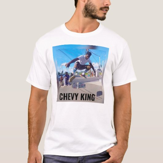 T-Shirt CHEVY KING SKATEBOARD (Devant)