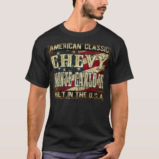 T-shirt Chevy Monte Carlo solides solubles - classique (Devant)