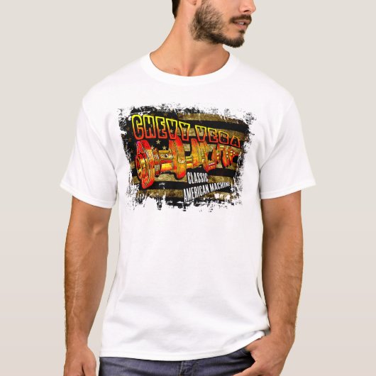 T-shirt Chevy Vega - classique chaud de vilebrequin (Devant)