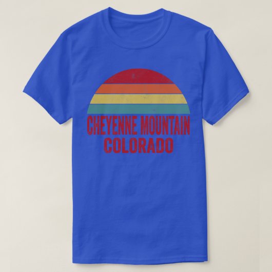 T-shirt Cheyenne Mountain Colorado (Design devant)