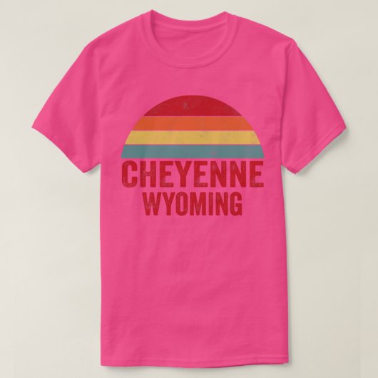 T-shirt Cheyenne Wyoming (Design devant)