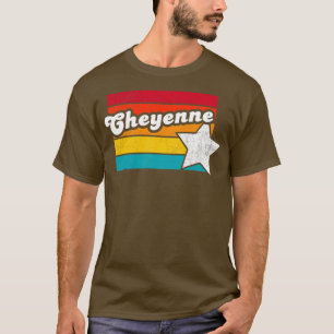 T-shirt Cheyenne Wyoming Vintage Souvenir détendu 2