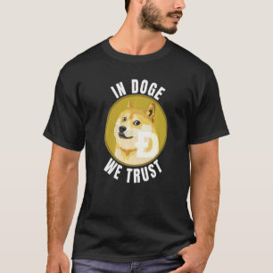 T-shirt Chez Doge, nous faisons confiance à Dogecoin Dogec