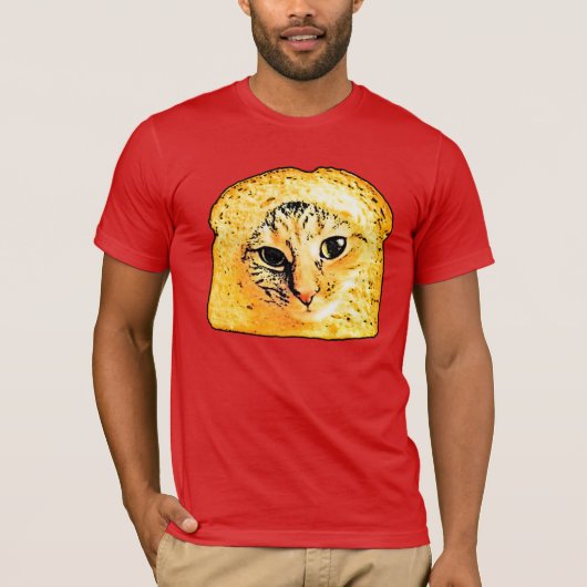 T-shirt Chez le chat de pain (Devant)