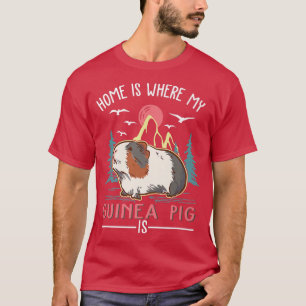 T-shirt Chez moi, mon cochon de Guinée est le cochon de Gu