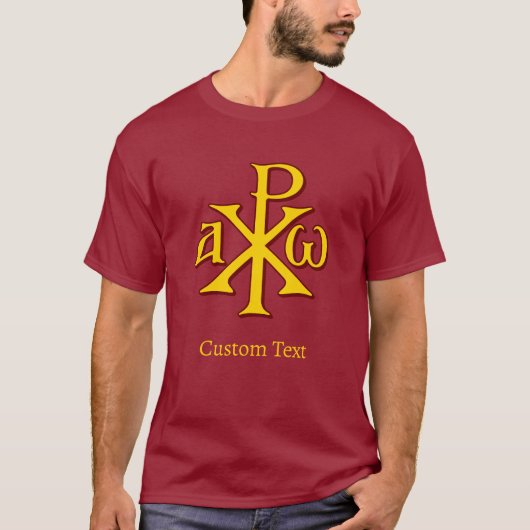 T-shirt Chi Rho Christogram (Devant)