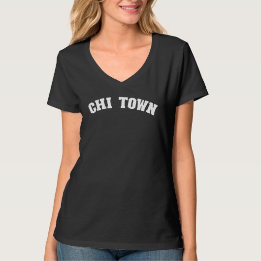 T-shirt Chi Town Chicago Illinois Pride From Chicago Chi (Devant)