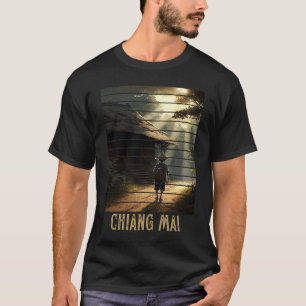 T-shirt Chiang Mai Thaïlande, routard et nomade numérique