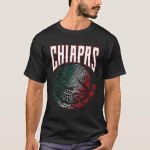 T-shirt Chiapas Con El¡Guila Mexicana SãMbolo Patrio