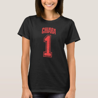T-shirt Chiara Supporter Numéro 1 Plus Grand Ventilateur