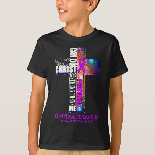 T-shirt Chiari Malformation Awareness Shirt - Christmas Gi (Devant)