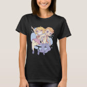 T-shirt Chibi Anime Couple (Devant)