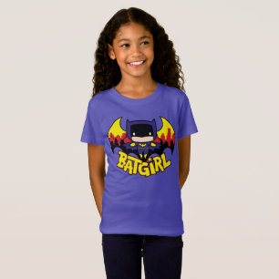 T-Shirt Chibi Batgirl Avec Gotham Skyline & Logo