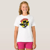 T-shirt Chibi Batman Dans Le Batmobile (Devant entier)