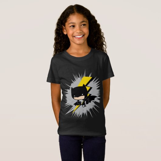 T-Shirt Chibi Batman Lightning Kick (Devant entier)