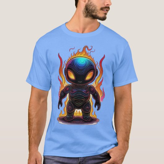 T-shirt Chibi : Blaze Alien (Devant)