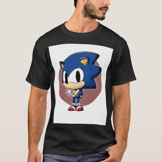 T-shirt Chibi Blue Speed Hero (Devant)