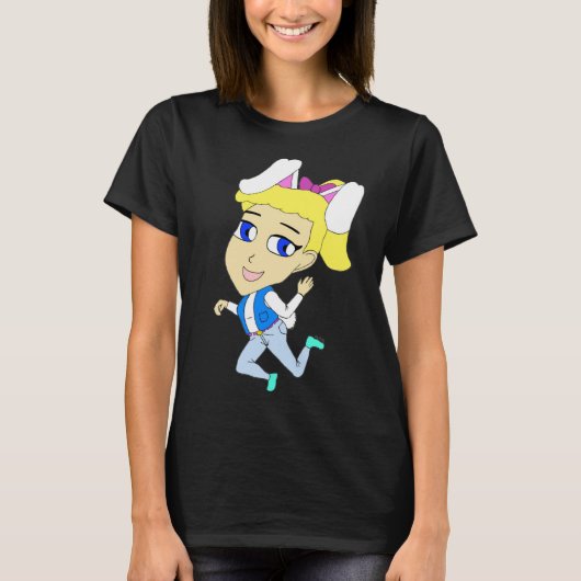T-shirt chibi bunnygirl (Devant)