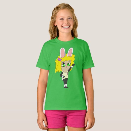 T-shirt chibi bunnygirl (Devant entier)