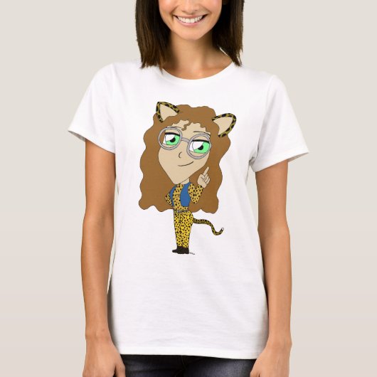 T-shirt chibi catgirl (Devant)