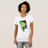 T-shirt chibi catgirl (Devant entier)