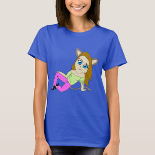 T-shirt chibi catgirl