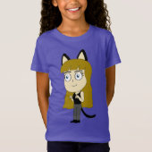 T-Shirt chibi catgirl (Devant)