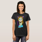 T-shirt chibi catgirl (Devant entier)