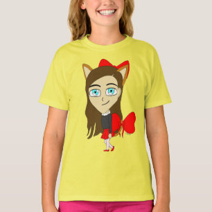 T-shirt chibi chatgirl