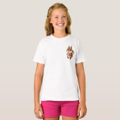 T-shirt Chibi Coffee Squirrel Kids (Devant entier)
