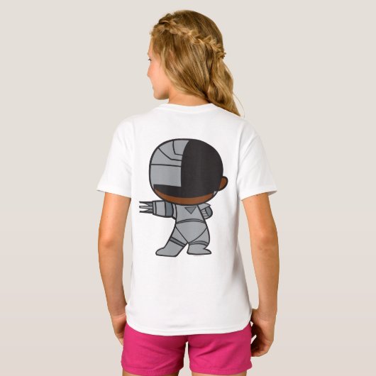 T-shirt Chibi Cyborg à deux côtés (Dos entier)