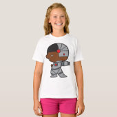 T-shirt Chibi Cyborg à deux côtés (Devant entier)