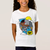 T-Shirt Chibi Cyborg S'Est Éteint ! (Devant)