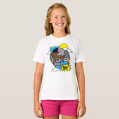 T-shirt Chibi Cyborg S'Est Éteint ! (Devant entier)