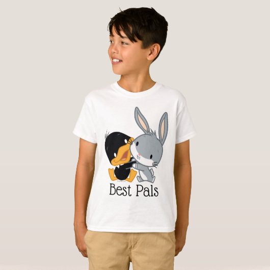 T-shirt Chibi DAFFY DUCK™ ET BUGS BUNNY™ (Devant entier)