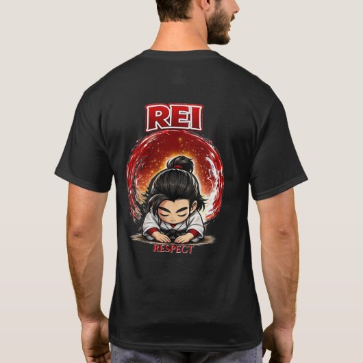 T-Shirt Chibi Dojo Rei Respect (Dos)