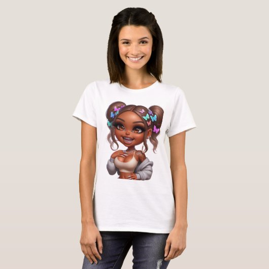 T-SHIRT CHIBI DOLL GRIN (Devant entier)