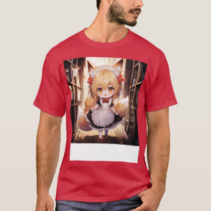 T-shirt Chibi Fox Maid