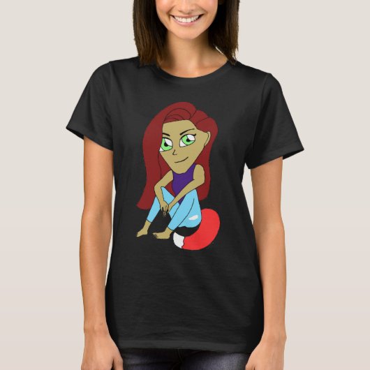 T-shirt chibi foxy fille (Devant)