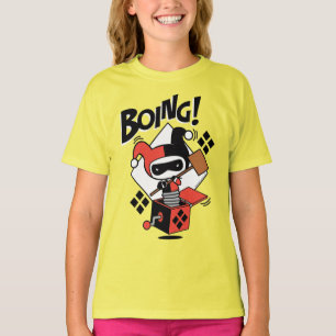 T-shirt Chibi Harley-Quinn-In-A-Box Avec Marteau