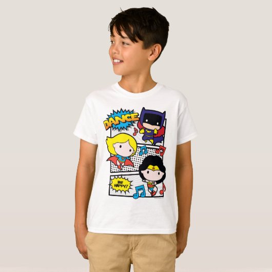 T-shirt Chibi Héros Danse (Devant entier)