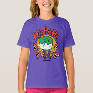 T-shirt Chibi Joker avec des dents de jouet