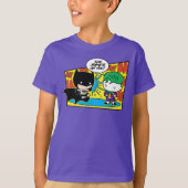 T-shirt Chibi Joker Pranking Chibi Batman (Devant)