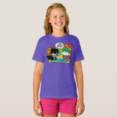 T-shirt Chibi Joker Pranking Chibi Batman (Devant entier)
