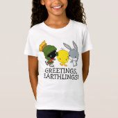 T-Shirt Chibi MARVIN THE MARTIAN™, TWEETY™ & BUGS BUNNY™ (Devant)