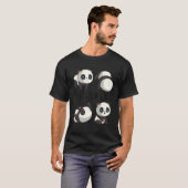 T-shirt Chibi Panda Pour Le Panda De Petite Ours (Devant entier)