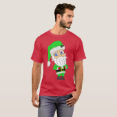 T-shirt Chibi Santa green suit (Devant entier)