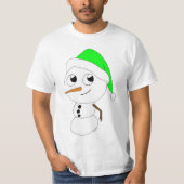 T-shirt chibi snowman (Devant)