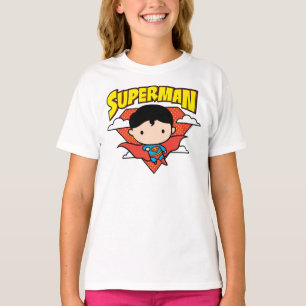 T-shirt Chibi Superman Polka Dot Shield and Name
