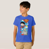 T-shirt Chibi Superman - Tu Fais Tourner Mon Coeur Valenti (Devant entier)